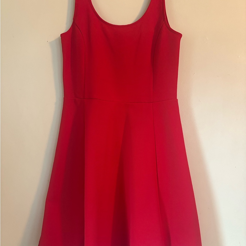 H&M Red Sleeveless Dress